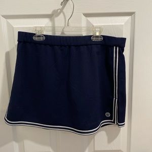 Navy Tory sport tennis skirt with built in shorts